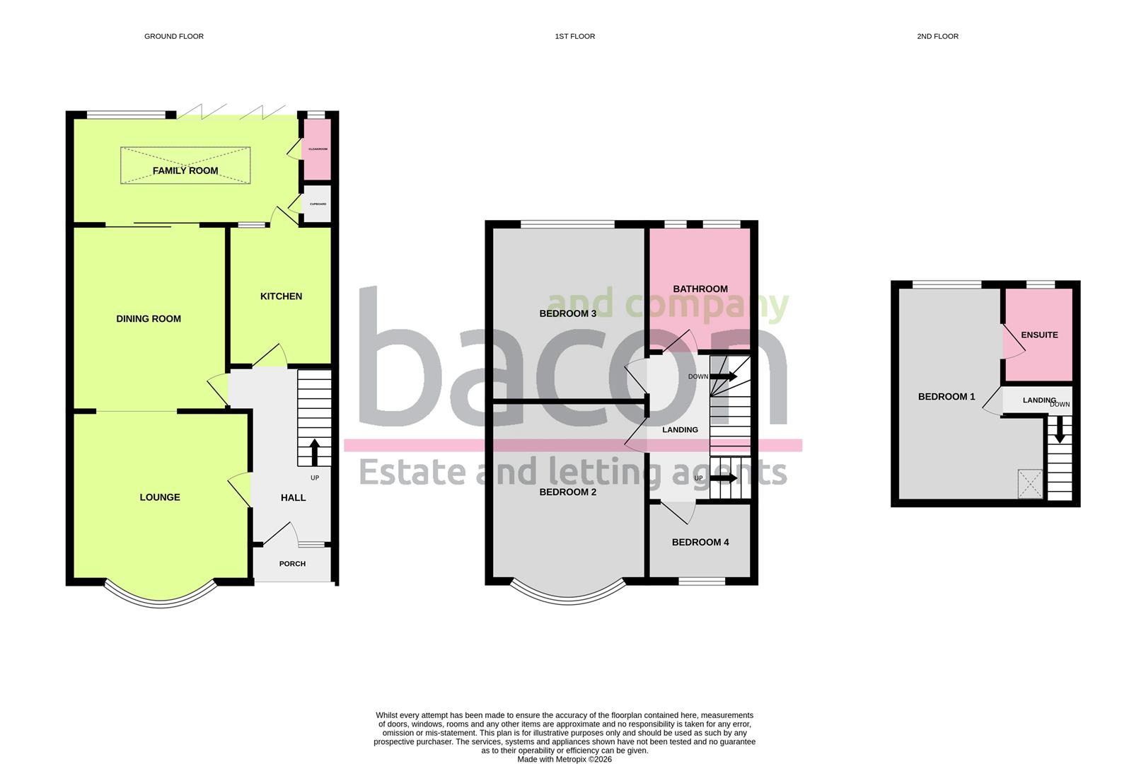 Floor Plan | House - Mid Terrace | Shandon Road, Broadwater, Worthing | Sold - Subject to Contract